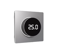 Лицевая панель ALFA для терморегулятора теплого пола с цифровым дисплеем QUANT Ambrella Volt AP5058_AMB