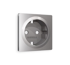 Лицевая панель для электрической розетки с заземлением QUANT Ambrella Volt ALFA AP5060_AMB