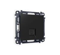 Розетка телефонная Ambrella Volt ALFA RJ-11(4P4C) с защитной шторкой QUANT MA812030_AMB