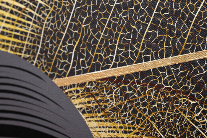 Холст Золотые листья-4 Garda Decor 89VOR-GOLDEN LEAVES-4