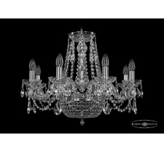 Хрустальная люстра Bohemia Ivele Crystal 1450/8/160/250 Ni_BI