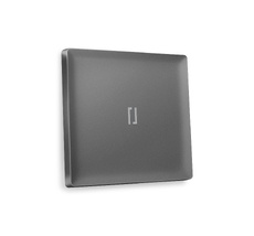 Лицевая панель для 1-клавишных выключателей с подсветкой QUANT Ambrella Volt ALFA AP6520_AMB