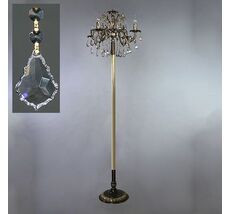 Торшер Ambiente GRANADA 2118F/4 PB Leaf Crystal_BZ