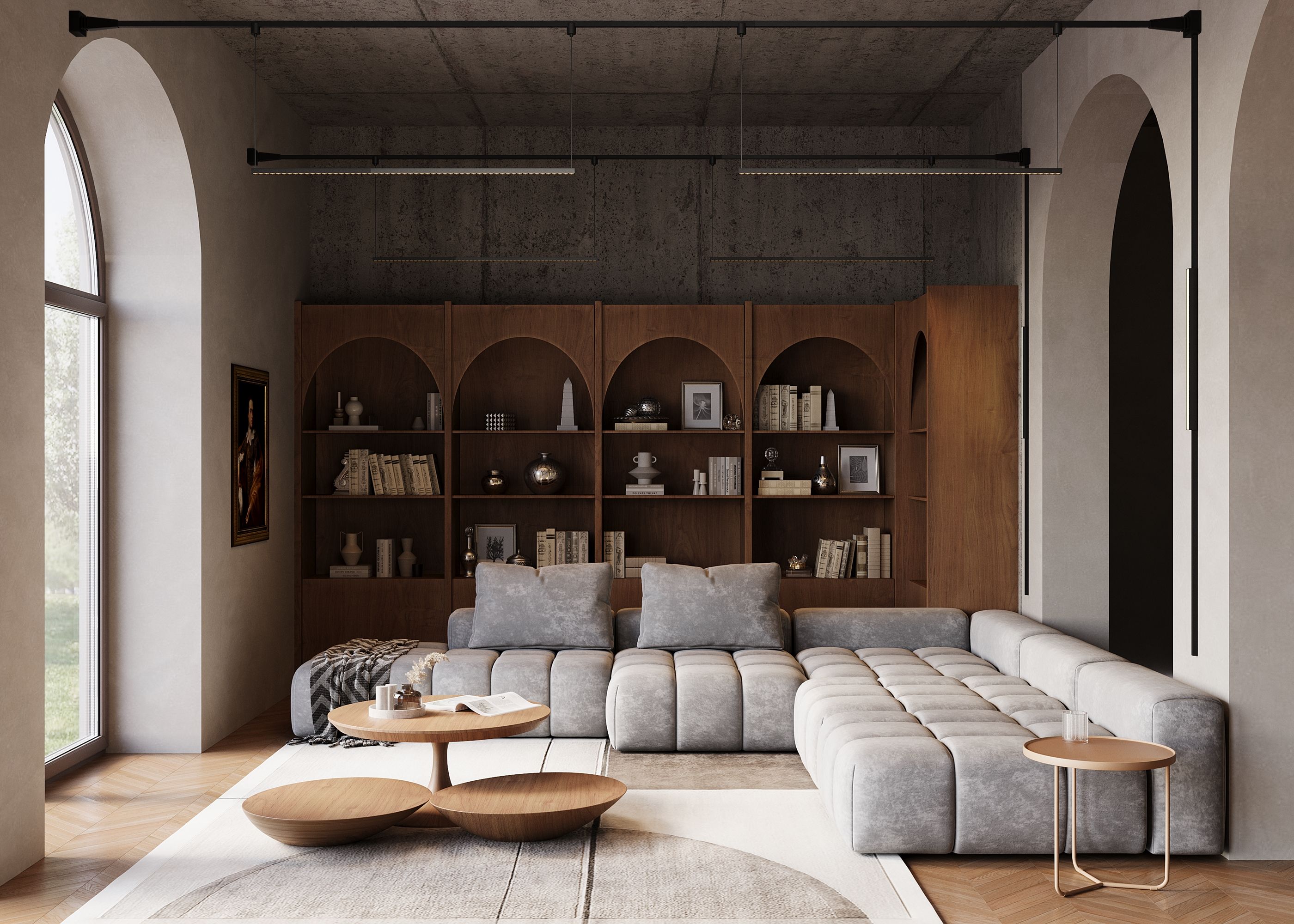 Трековый подвесной светильник Maytoni Technical Points TR169-1-52W3K-M-B_MY