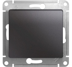 Выключатель встраиваемый одноклавишный (графит) Systeme Electric GSL001315