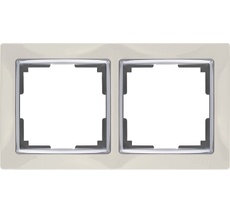 Рамка на 2 поста Snabb WL03-Frame-02-ivory a051659_WR
