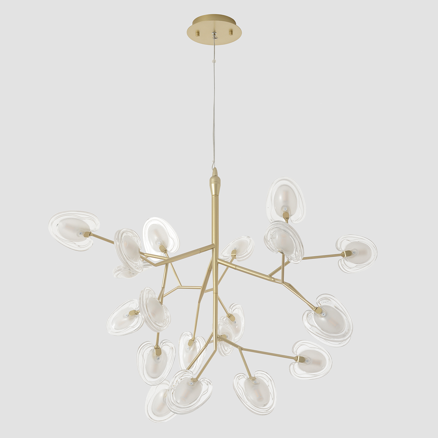 Подвесная люстра Crystal Lux SOLE SOLE SP20 GOLD_CR