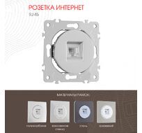Розетка интернет RJ45 Arte Milano 202.45-1.silver
