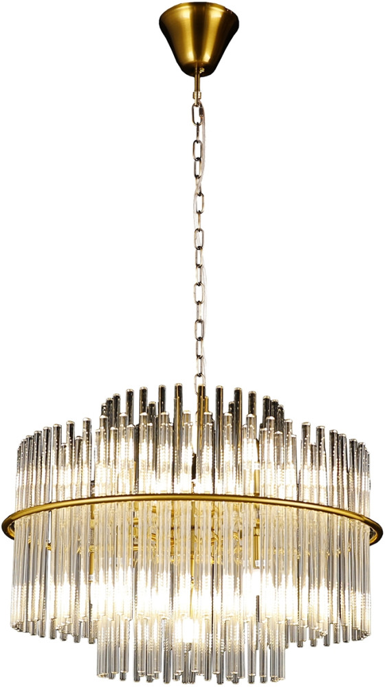 Подвесная люстра хрусталь Imex MD.1013-11-S COPPER_IM