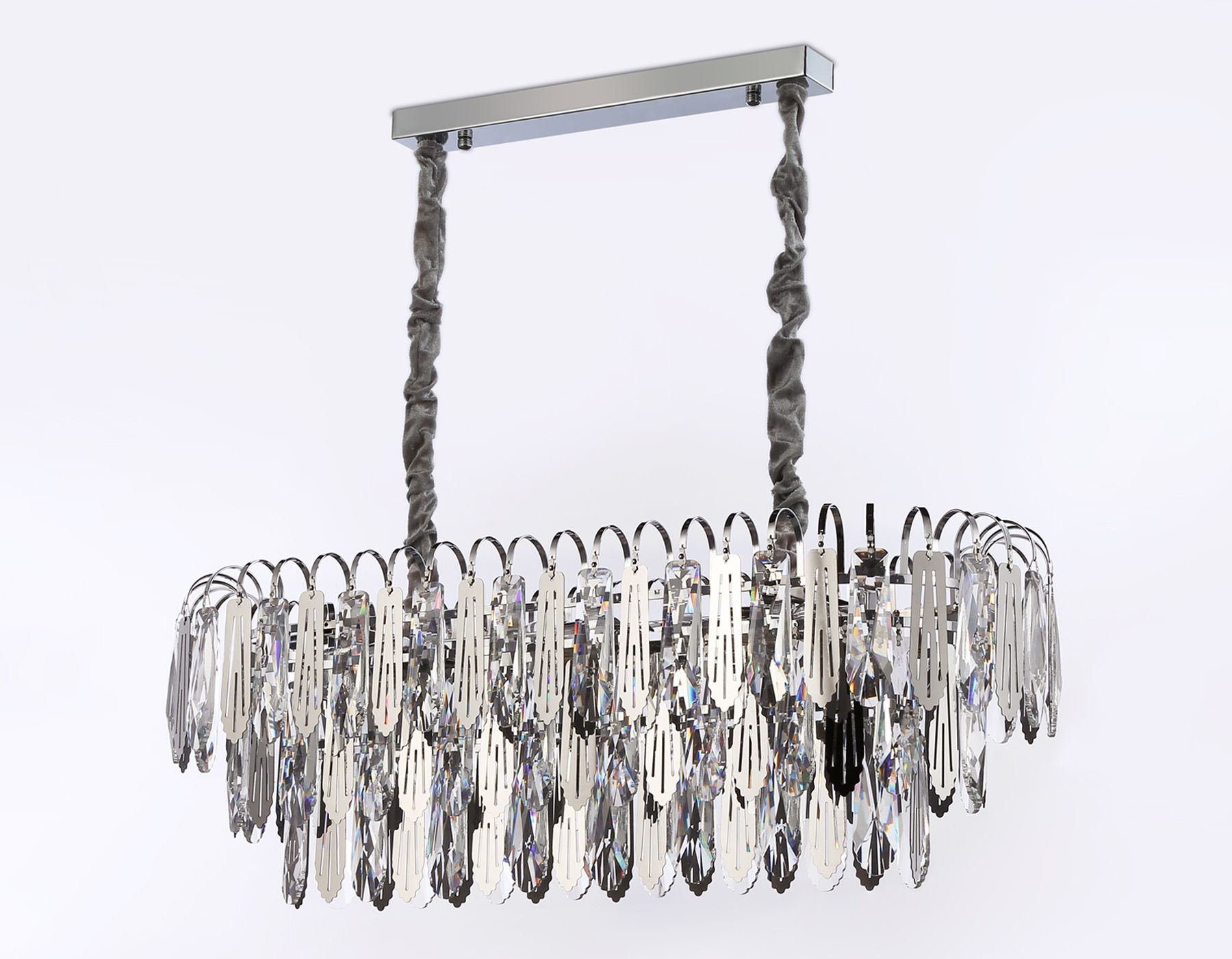 Подвесная люстра Ambrella light с хрусталем Traditional TR5259_AMB