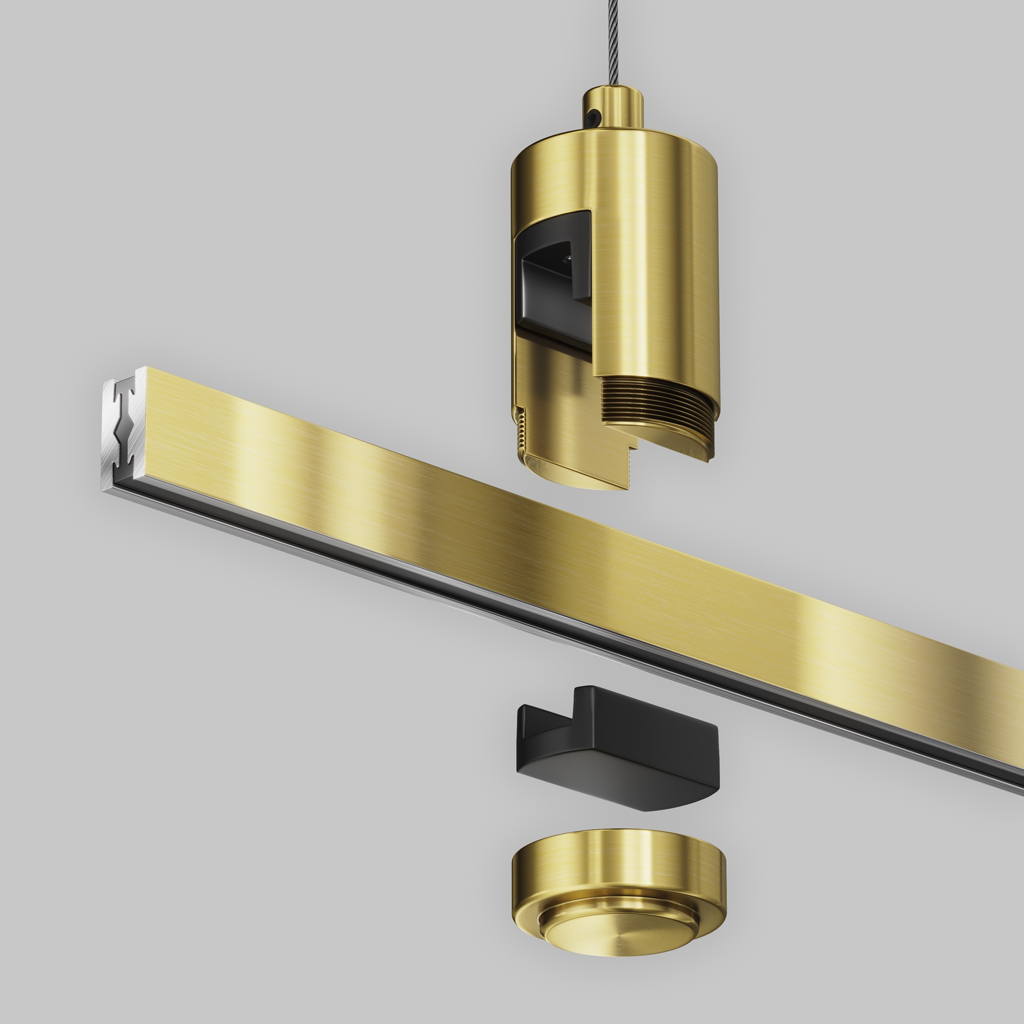 Подвес тросовый Hang одинарный Maytoni Flarity TRA157SW-S1-BS_MY