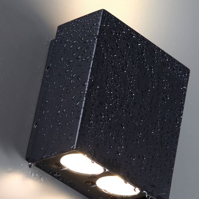 Фасадный светильник черный/металл Odeon Light 7188/10WL