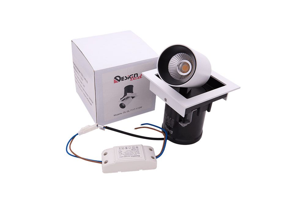Спот DesignLed встраиваемый SPL-SQ1-12-WW 00-00002329_SW