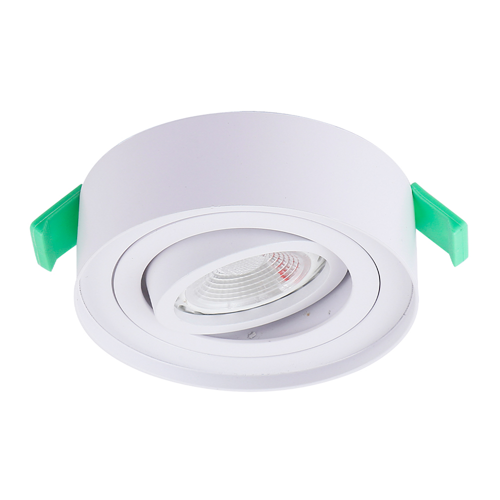 Светильник встраиваемый c малым заглублением Crystallux CLT 059C1 WH_CR