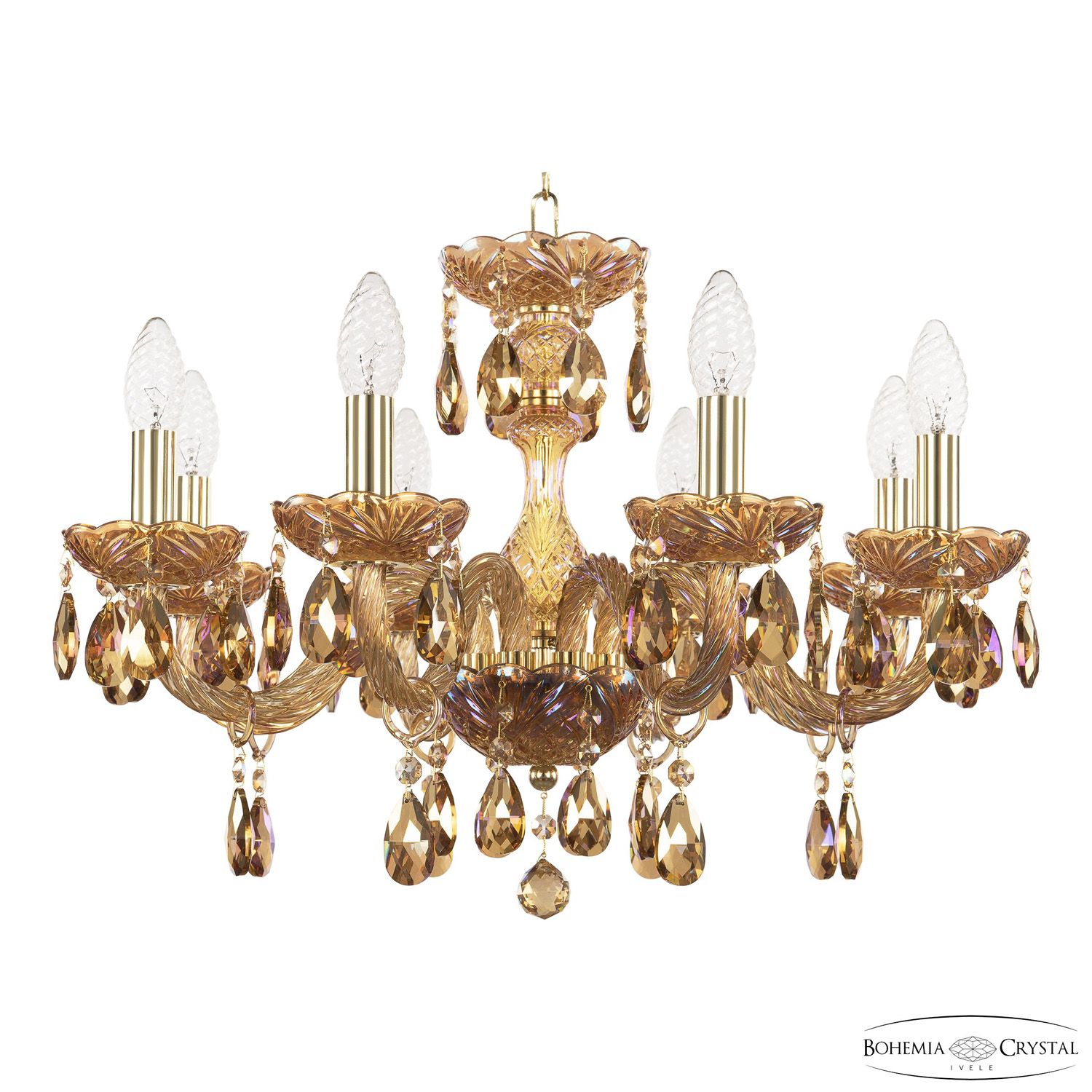 Хрустальная люстра Bohemia Ivele Crystal 117/8/195 G M777_BI