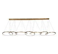 Подвесная люстра Newport LOREN 15207N/S brass_NP