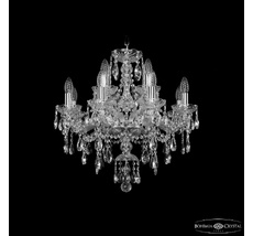 Хрустальная люстра Bohemia Ivele Crystal 1415/8+4/200 Ni_BI
