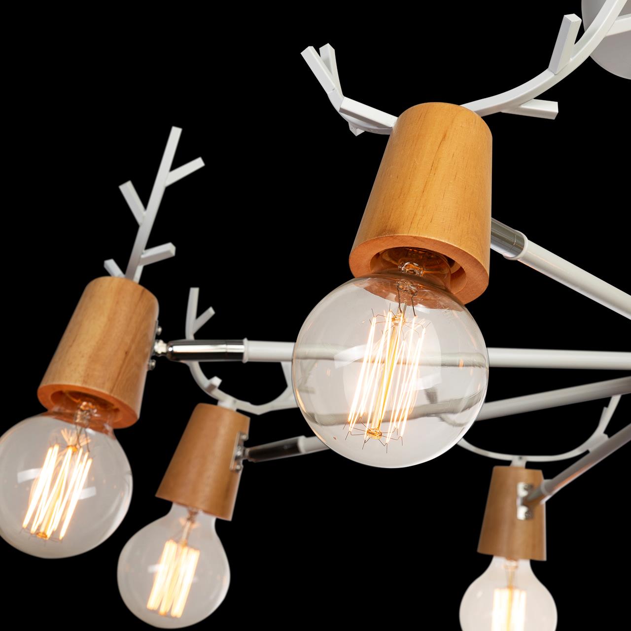 Потолочная люстра Loft IT White Sven 10024/8 White_LF