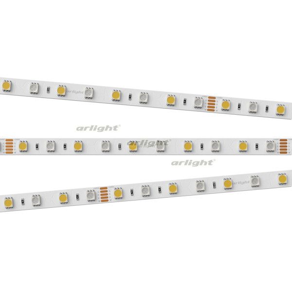 Лента RT-B60-10mm 24V RGBW-Day (14.4 W/m, IP20, 5060, 5m) (ARL, Открытый) 018326(2)_ARL