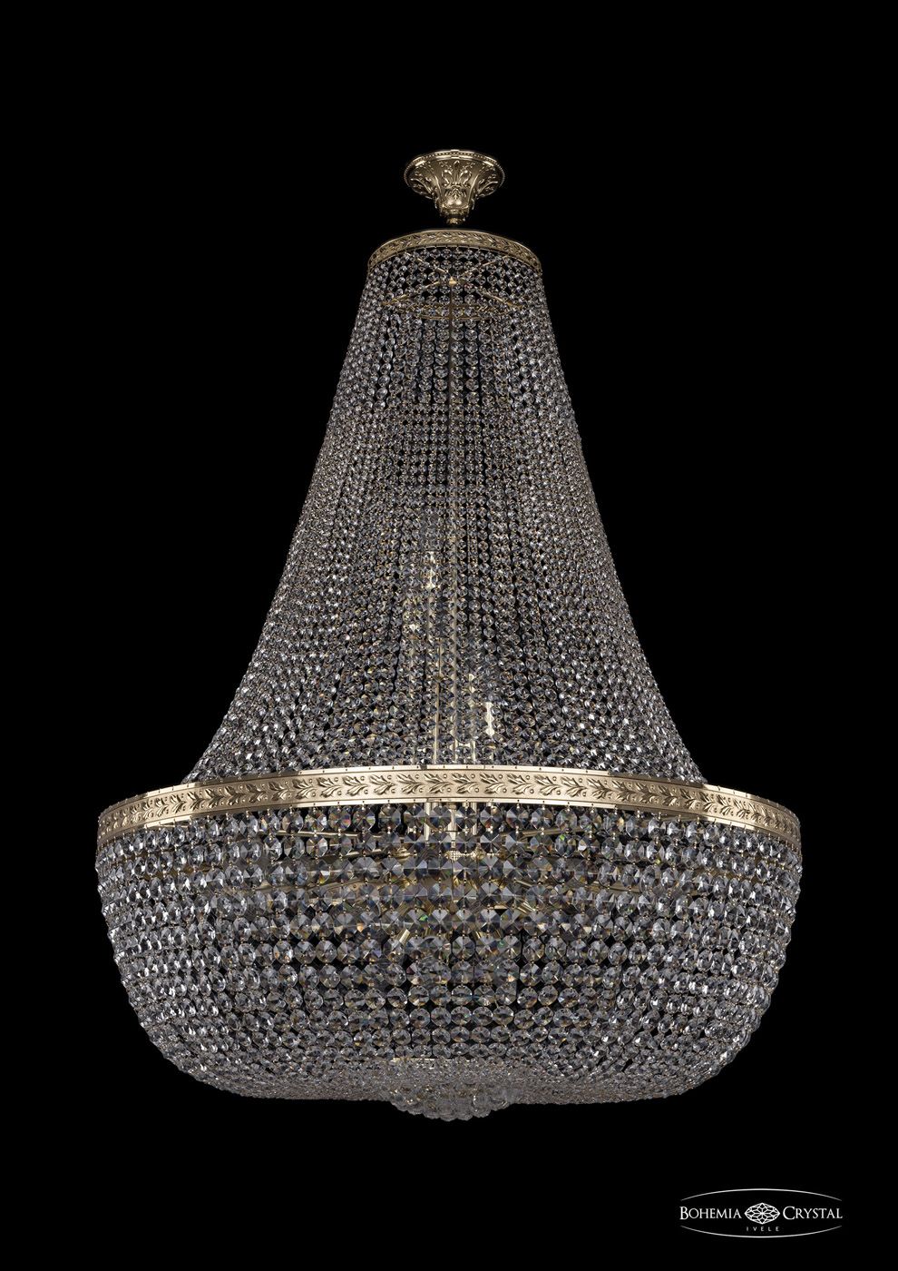 Хрустальная люстра Bohemia Ivele 19281/H2/90IV G_BI