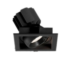 Встраиваемый светильник светодиодный MS-VORTEX-BUILT-S140x140-30W Warm3000 (BK-BK, 50 deg, 230V) ( Arlight 057956_ARL