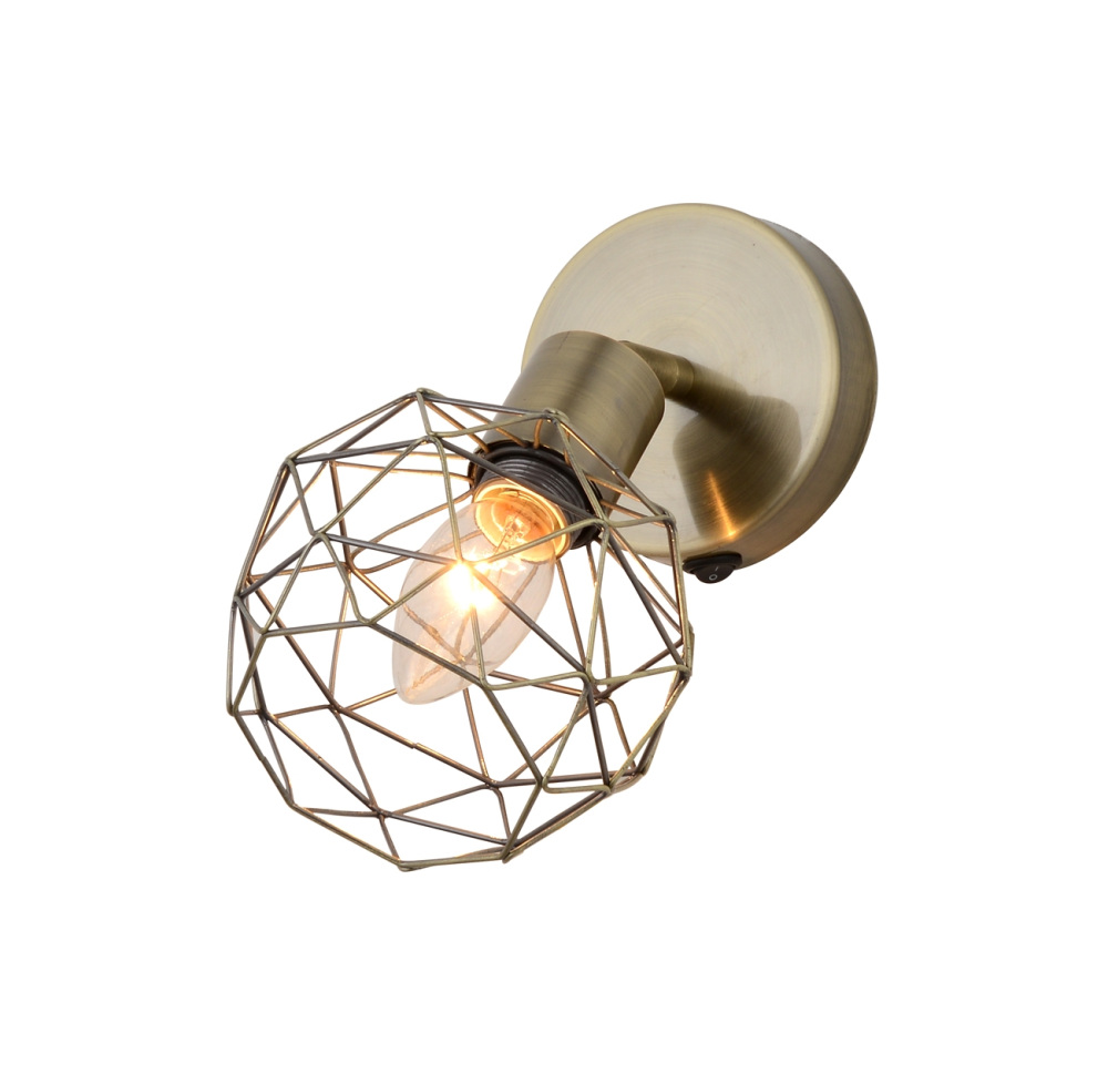 Спот с выключателем 1128/1A (Brass) Escada 1128/1A (Brass)_ESC