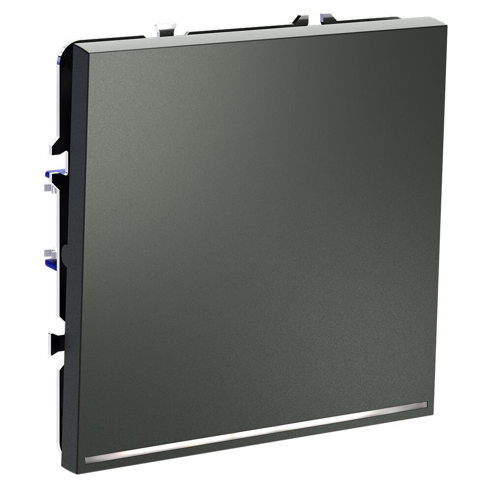 Проходной переключатель встраиваемый VOLTUM S70 одноклавишный с подсветкой 10А VLS010406