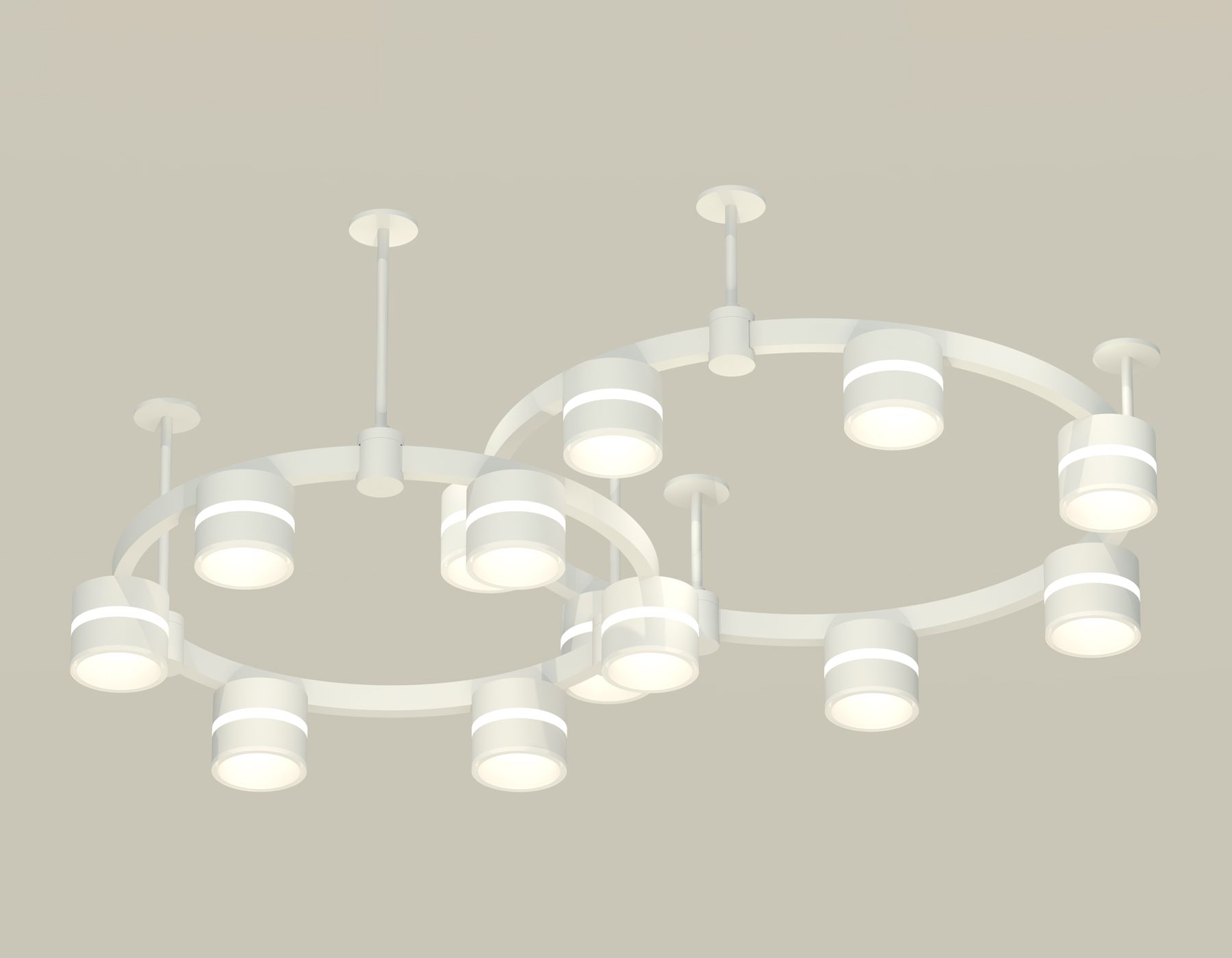 Подвесная люстра Ambrella light Techno Ring с акрилом Traditional DIY XR92211001_AMB