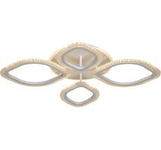 Люстра (+ночной режим) с пультом потолочная светодиодная 10251/4 LED*70+5W Escada 10251/4LED BL_ESC