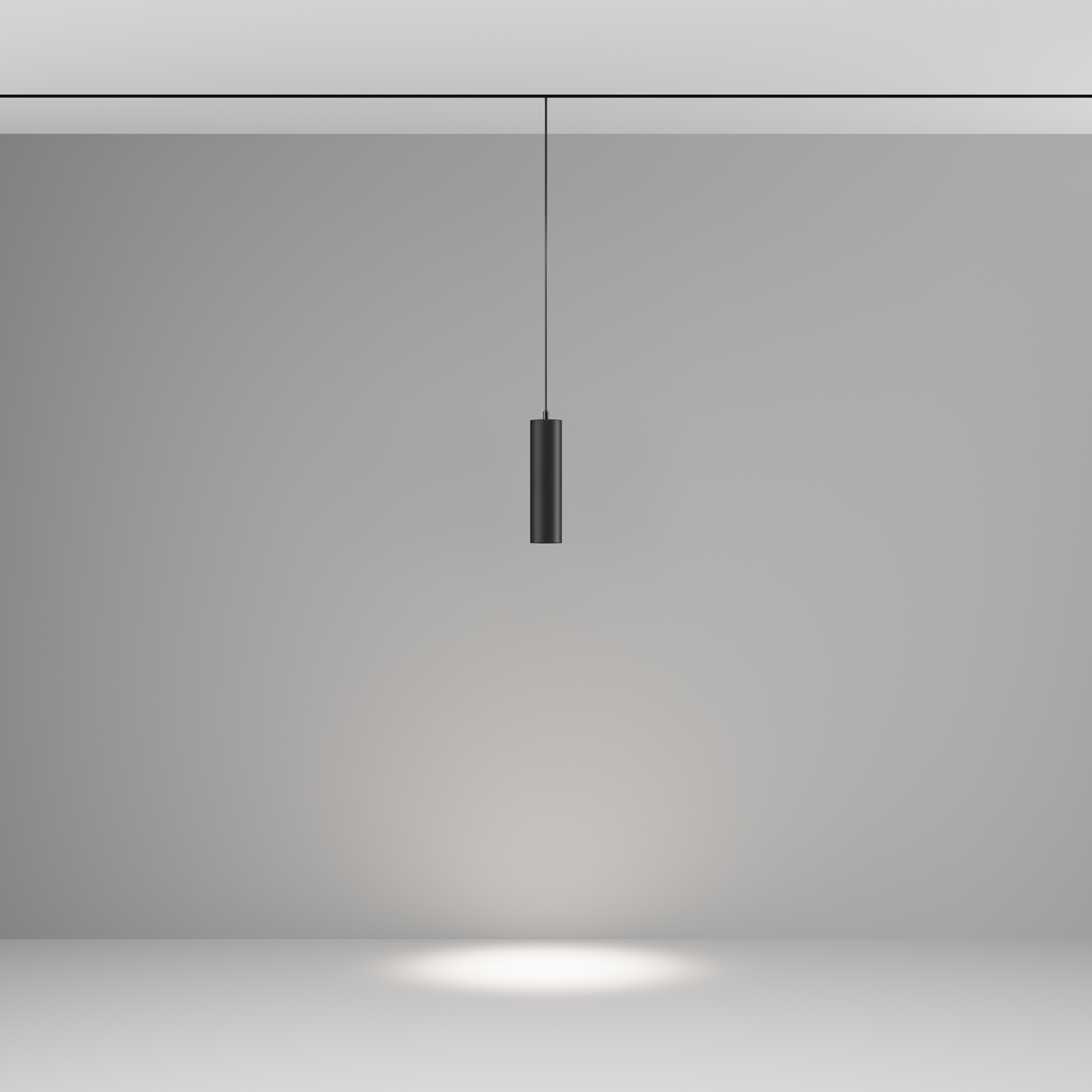 Трековый подвесной светильник Maytoni Focus LED TR041-4-12W3K-M-DS-B_MY