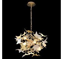 Подвесная люстра Crystal Lux LETISIA LETISIA SP9 GOLD_CR