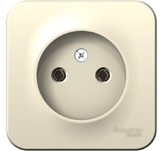 Розетка накладная без заземления (молочный) Systeme Electric BLNRA000112