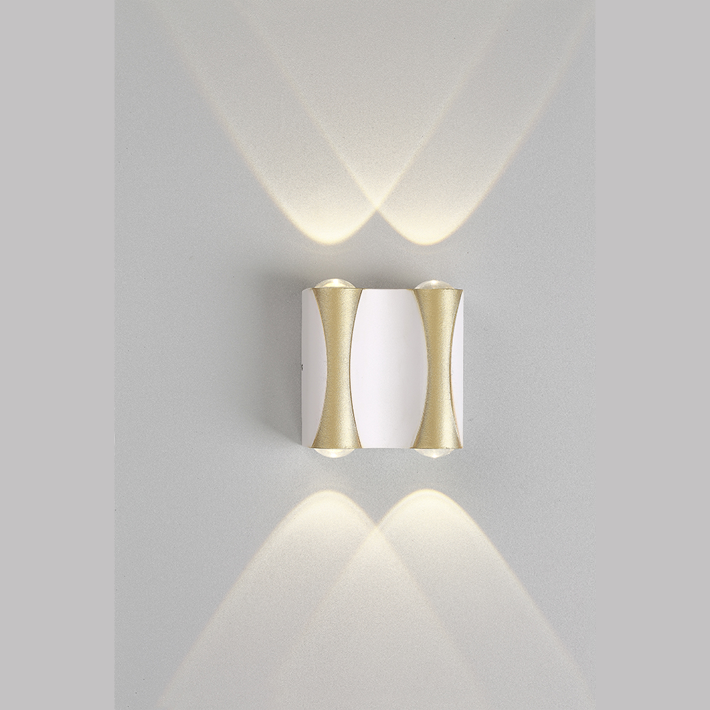 Настенный светильник Crystallux CLT 022W2 WH-GO 4000K_CR