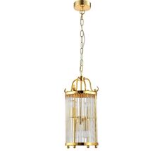 Подвесной светильник Crystallux TADEO TADEO SP4 D200 GOLD/TRANSPARENTE_CR