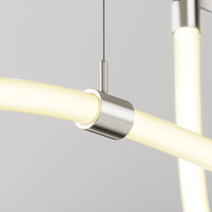 Потолочный коннектор с тросовым подвесом в шинопровод Maytoni Tau TRA154CSW-1PT_MY