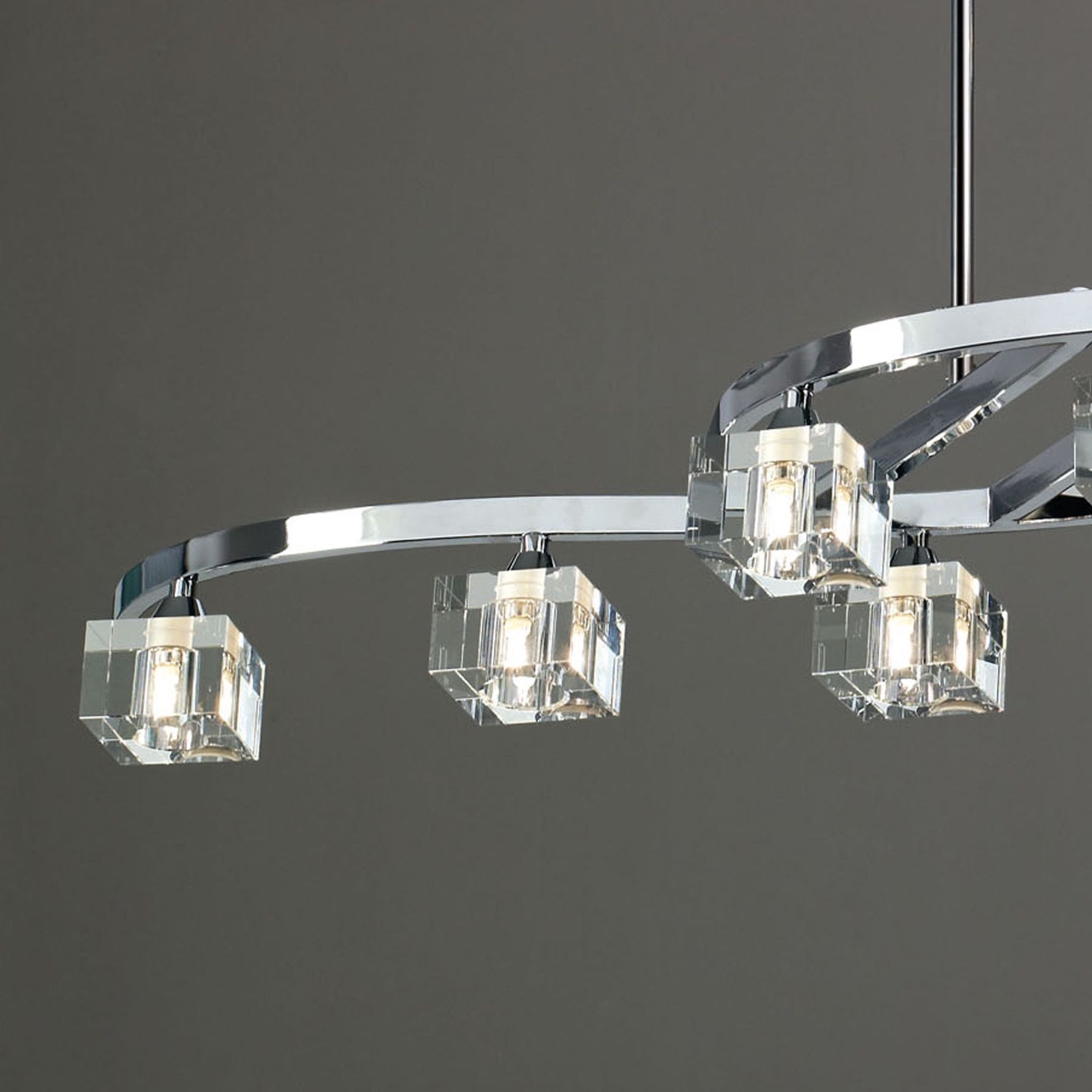 Потолочная люстра Mantra Cuadrax Chrome 0966_MN