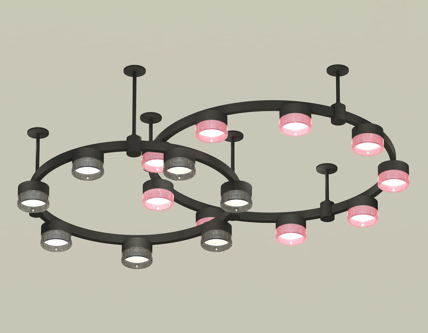 

Подвесная люстра Ambrella light Techno Ring с композитным хрусталем Traditional DIY XR92221200, XR92221200