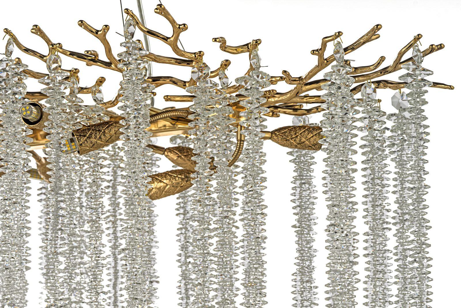 Подвесная люстра Dio Darte Tavenna Gold Tavenna H 1.5.100x40.100 G