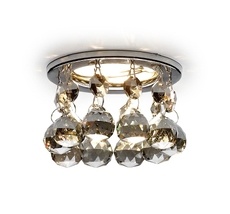Встраиваемый светильник Ambrella light Crystal K2051C KF/CH_AMB
