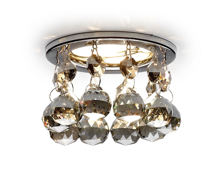 Встраиваемый светильник Ambrella light Crystal K2051C KF/CH_AMB