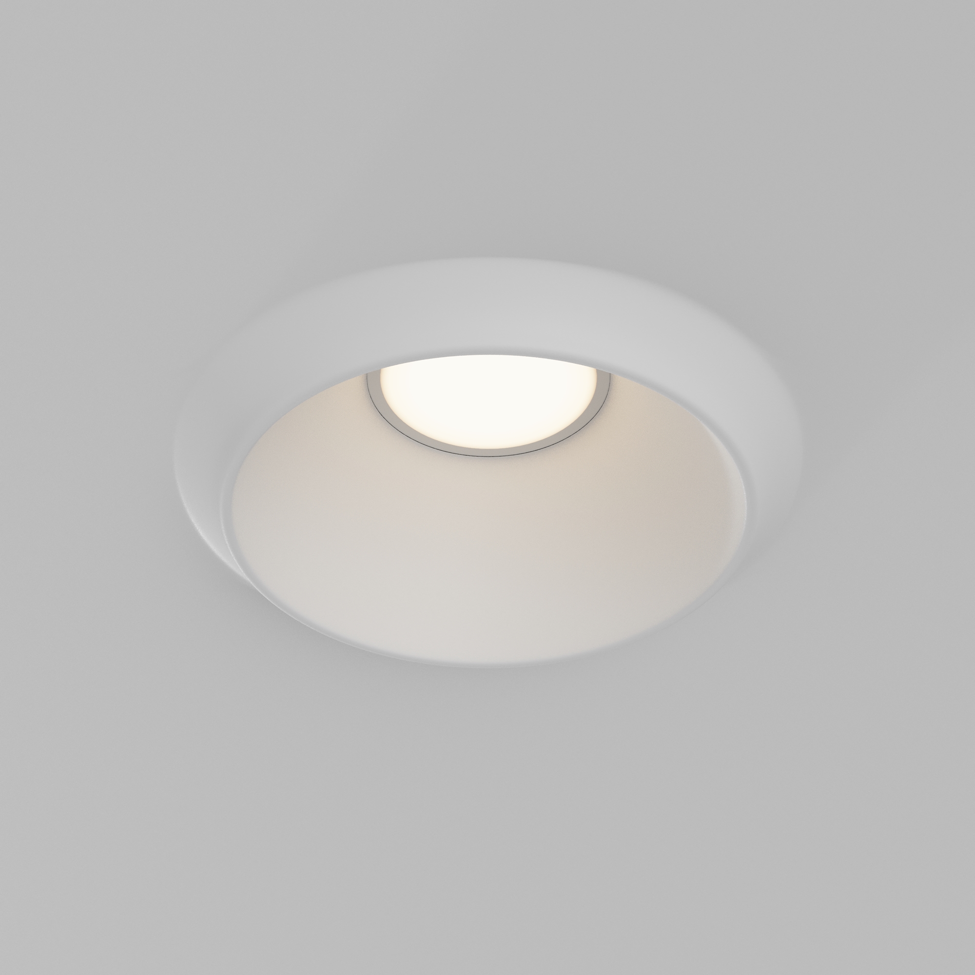 Встраиваемый светильник Maytoni Gyps Modern DL124-GU10-01-TRS-W_MY