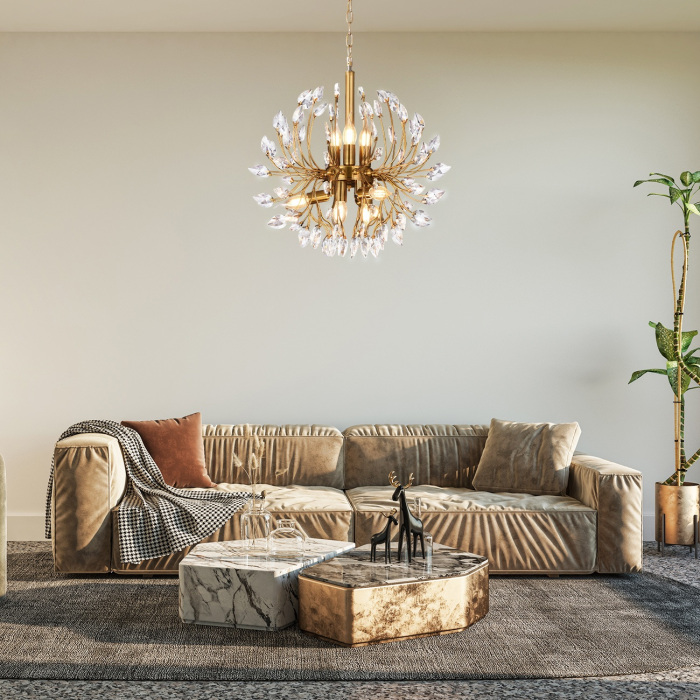 Подвесная люстра шар на цепи Escada 486/9PL_ESC