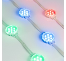 Модуль управляемый SPI-F7-D50 24V RGB-RAM-Auto (1.25W, IP68, 120 deg) ( Arlight 036826_ARL