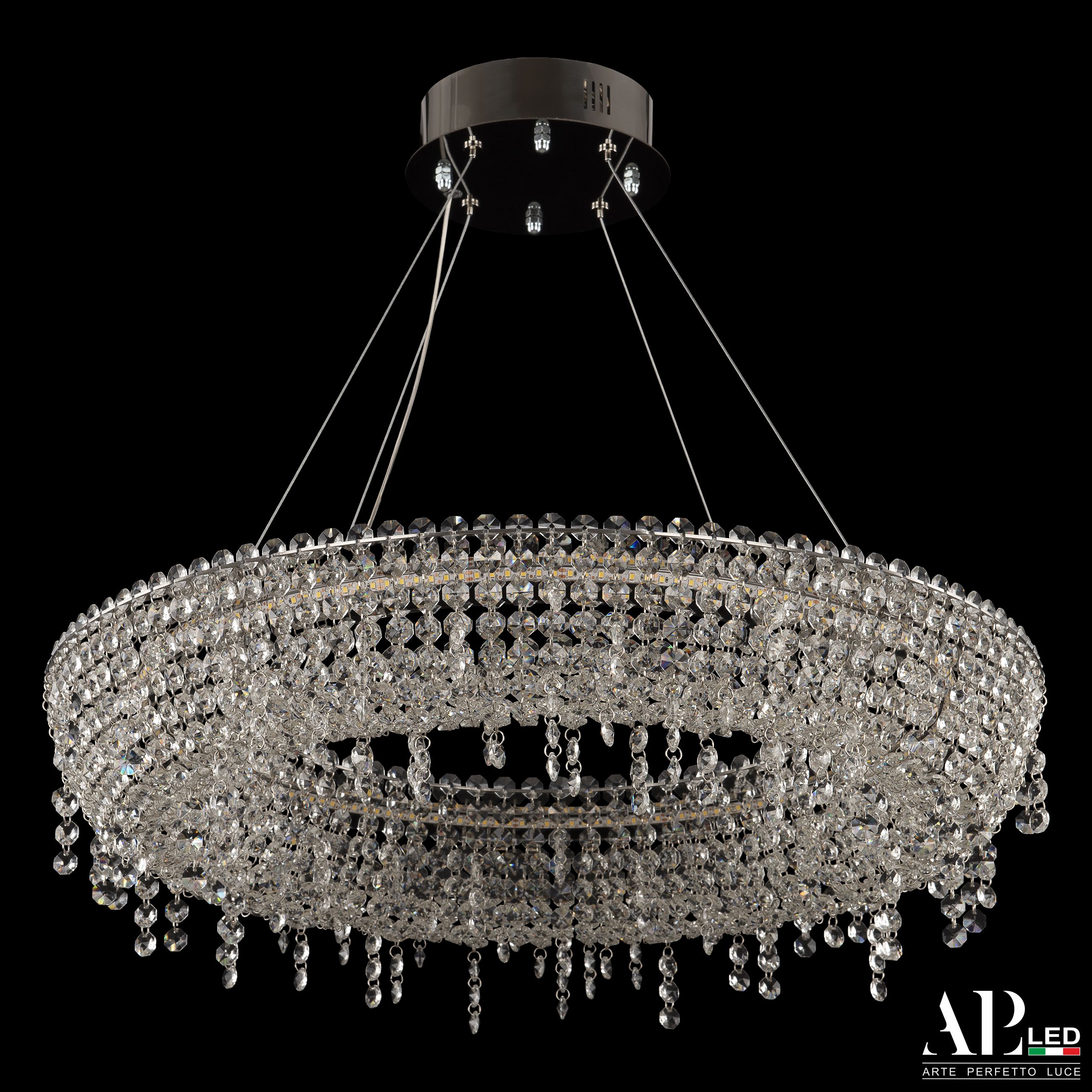 Хрустальная люстра APL LED Sicilia SH502.0.60.B.Ni.4000
