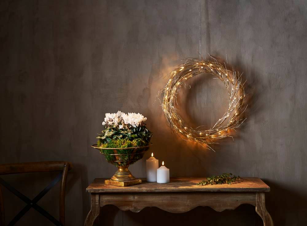 Светодиодный рождественский венок Eglo FIZZY 411421