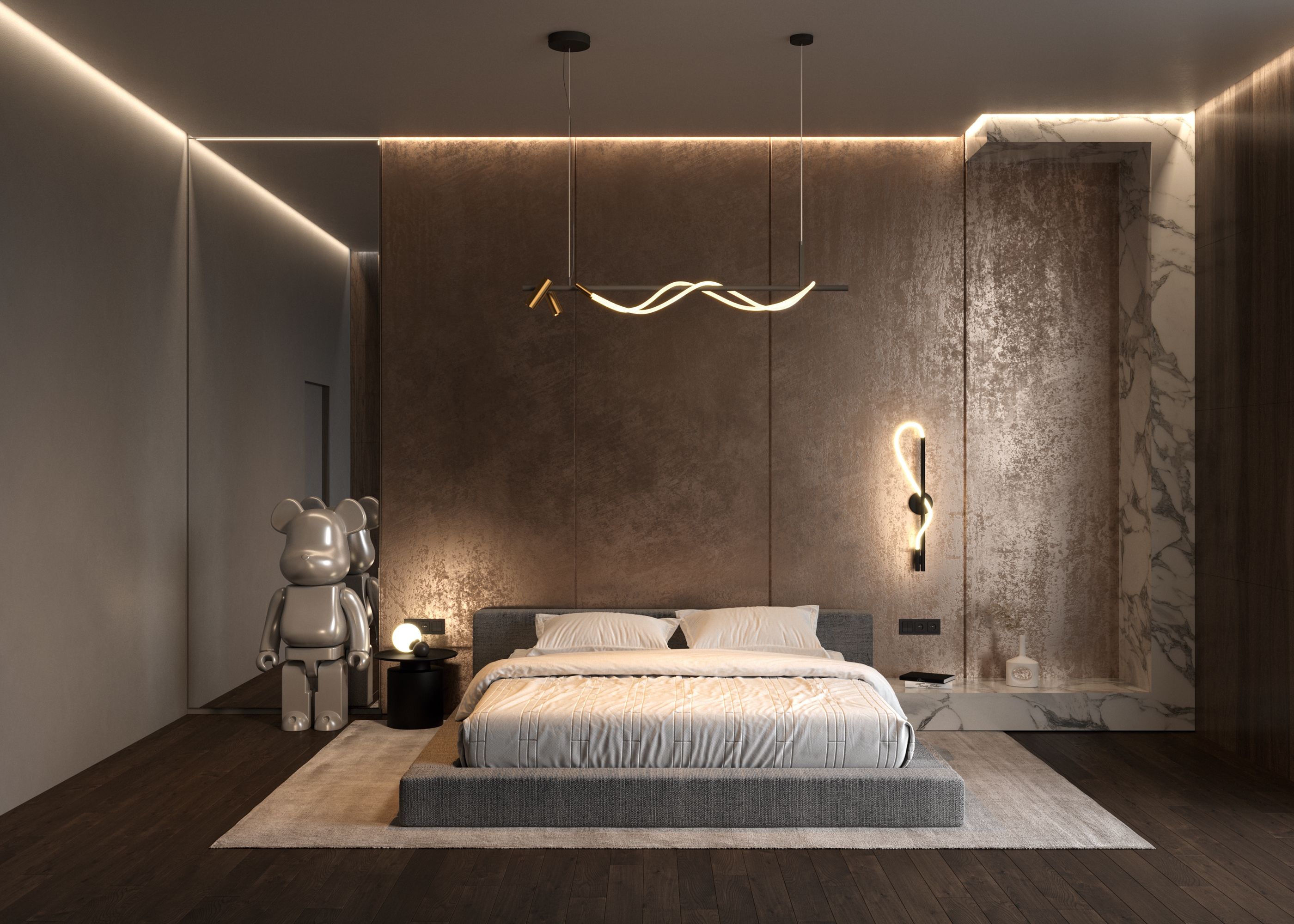 Подвесной светильник Maytoni Modern Tau MOD166PL-L30GB3K_MY