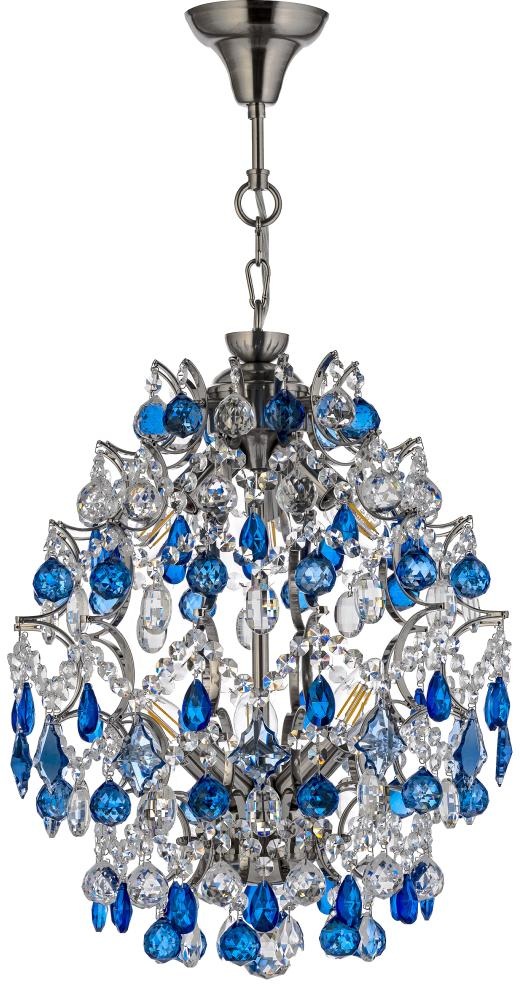 Подвесная люстра хрустальная Dio D'Arte Unico E 1.12.42.101 N