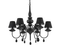 Подвесная люстра Ideallux BLANCHE SP6 NERO_IL