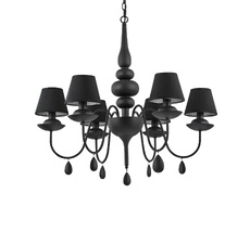 Подвесная люстра Ideallux BLANCHE SP6 NERO_IL