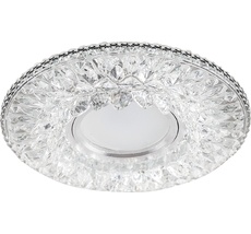 Встраиваемый светильник круглый с подсветкой Feron 32655_FR